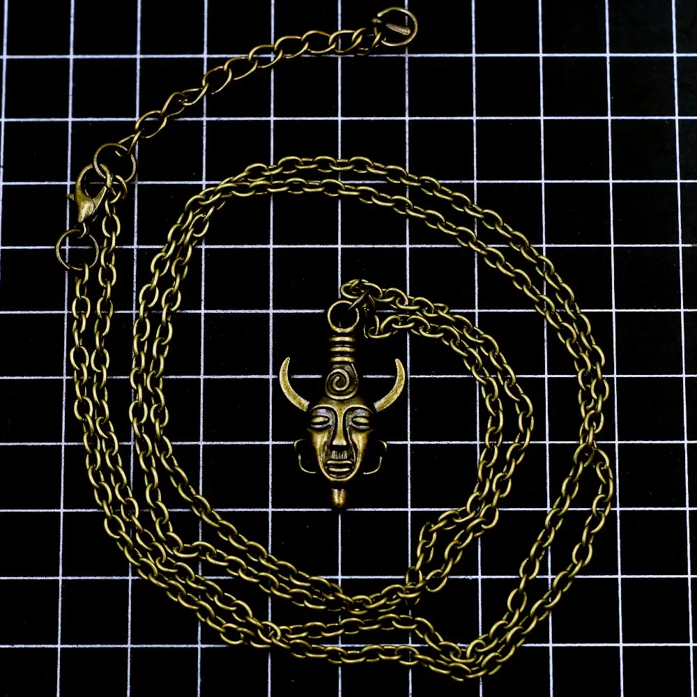 Цепочка с застежкой-карабином для женского ожерелья цвет бронзы длина 89 см 1 шт. -