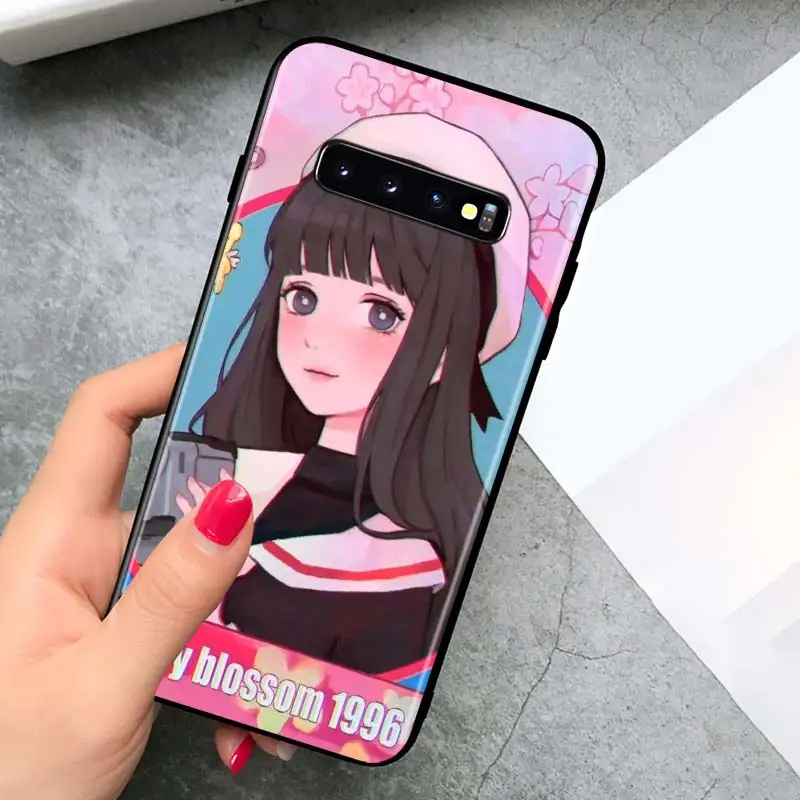 

Kawaii Japanese Anime Girl for Samsung S20 FE Ultra Plus A91 A81 A71 A51 A41 A31 A21 A11 A12 A72 A52 A42 A32 A12 Phone Case