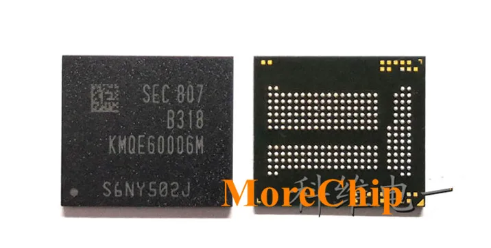 KMQE60006M B318 emcp eMMC BGA221 ИС флэш памяти NAND 16 ГБ 1 5 RAM + чип спаянный шар Платы | Платы для мобильных телефонов -1005001317193040