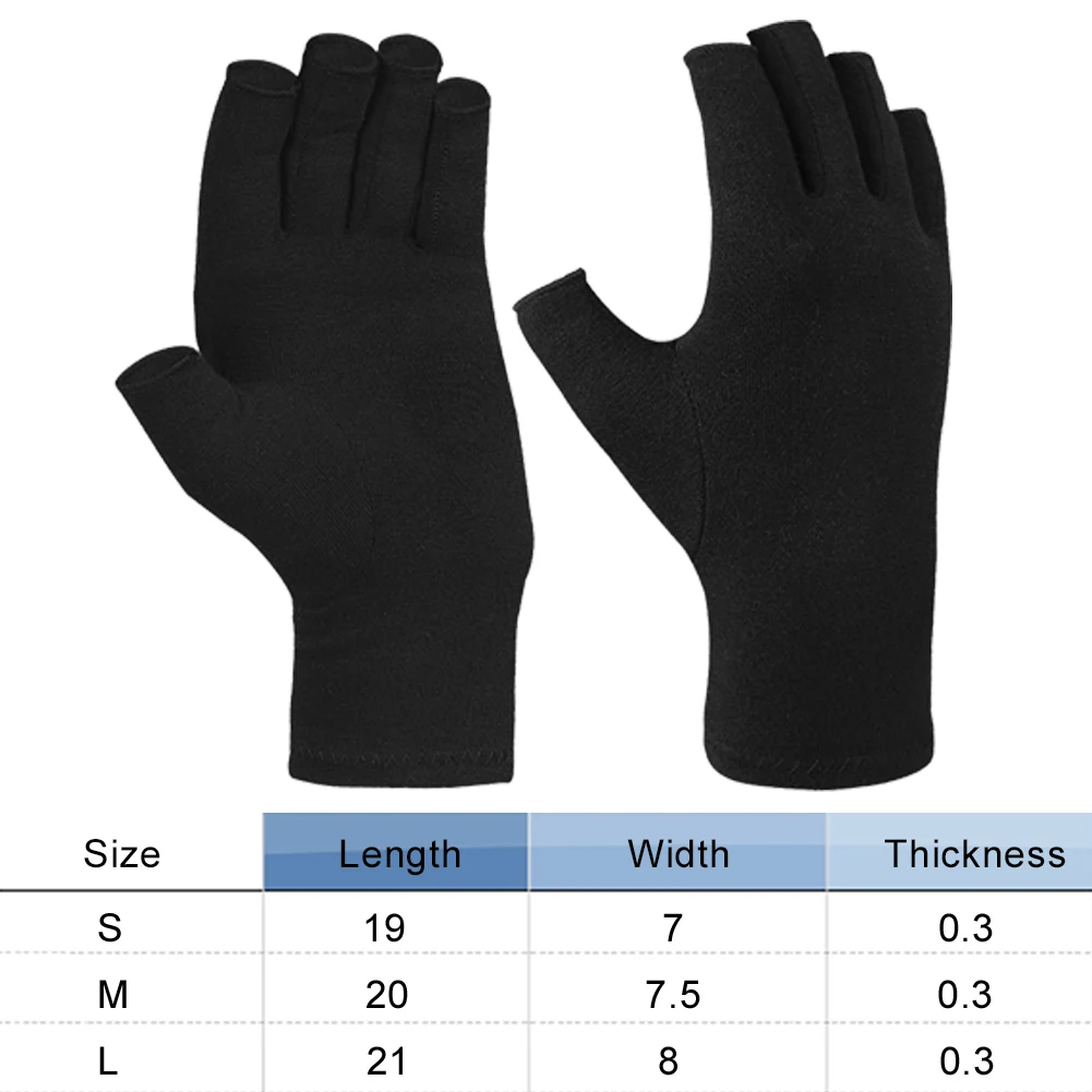 

Compression Arthritis Gloves Wrist Support Cotton Joint Pain Relief Hand Brace Women Men Therapy Wristband 1 Pair