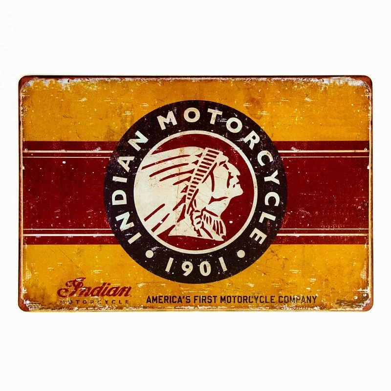 

Indian Motor Parts Sevice Metal Tin Signs Room Party Home Vintage Plaque Craft Bar Pub Home Wall Decor Retro Metal Art Poster