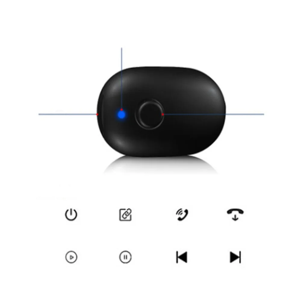 Bluetooth мини Беспроводные водонепроницаемые стерео наушники вкладыши Спортивная гарнитура наушники для бега плавания водонепроницаемый