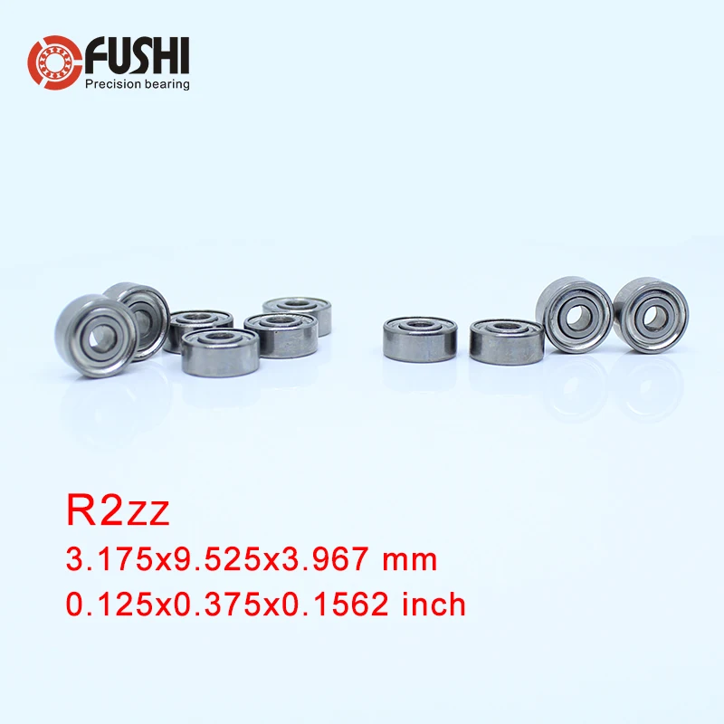 

R2ZZ подшипник флейта (10 шт.) 1/8 дюйма x3/8 дюймов x5/32 дюйма флейта R2 флейта для радиоуправляемых моделей