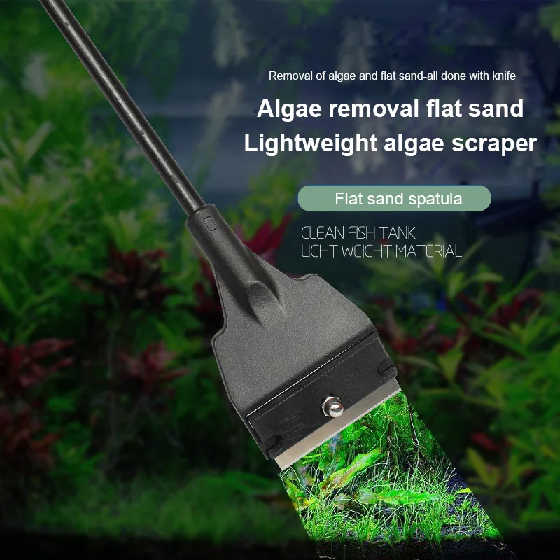 

Fish Tank Cleaning Tool Fish Tank Cleaning Brush Water Grass Tank Tempered Plastic Algae Scraper Fish Tank Scalpel Algae Remover