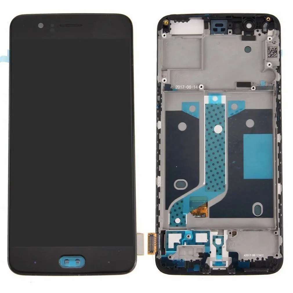 

Screen Full Assembly With Frame For Oneplus 5 A5000 Full Set LCD Screen LCD Assembly Complete Touch Digitizer Screen