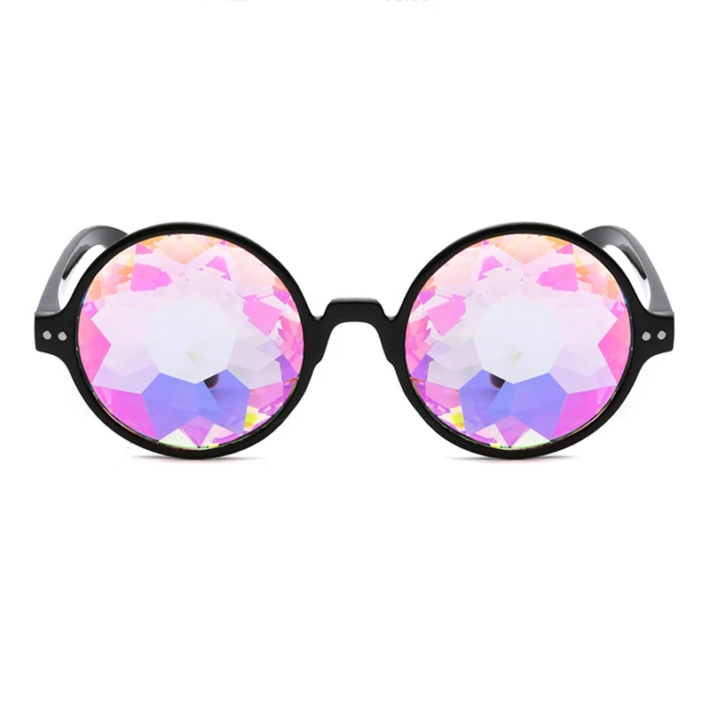 Калейдоскоп очки Rave Festival вечерние солнцезащитные Diffracted Lens-черный | Дом и сад
