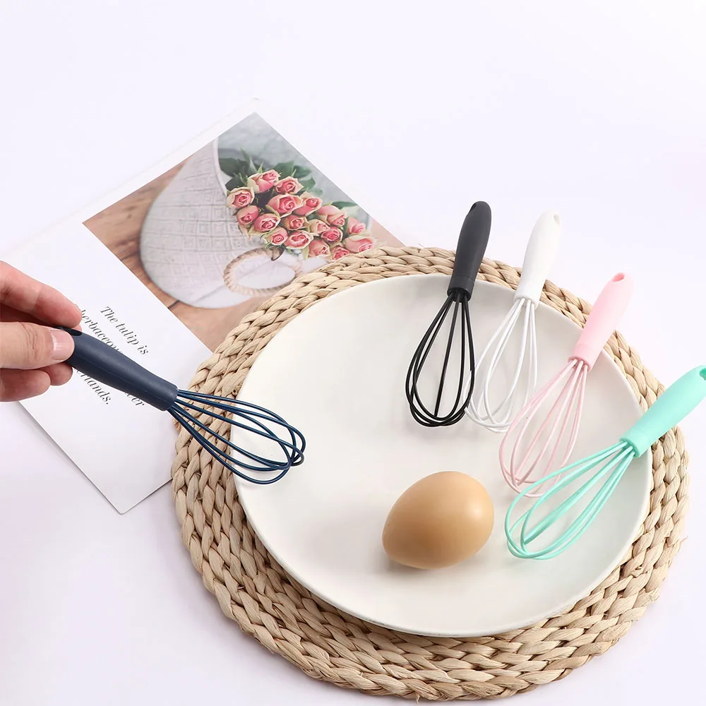 1 шт. многофункциональный поворотный ручной миксер для яиц мини пластиковый