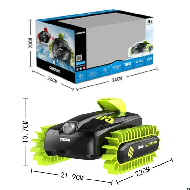 18SL02 1/16 RC автомобиль трюк лодка дистанционное управление 4WD грузовик амфибия