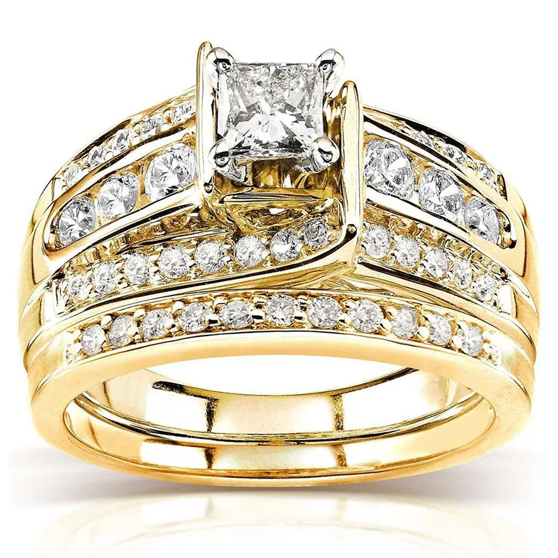 Классическое мужское кольцо Milangirl модное с блестящими украшениями из фианита