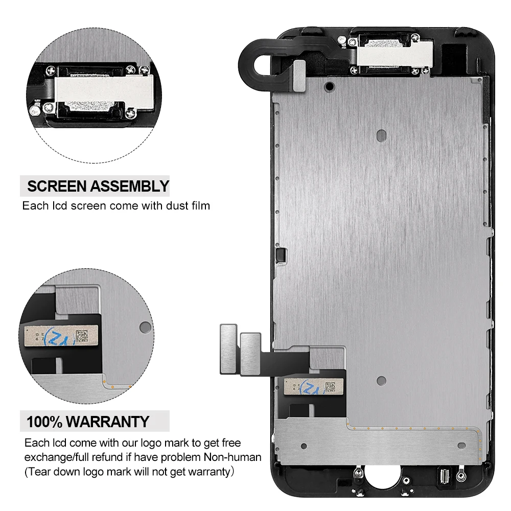 Flylinktech для iPhone 6 Замена ЖК-дисплея 4 7 &quot3D кодирующий преобразователь сенсорного