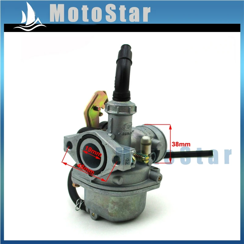 Карбюратор PZ19 Carb для мотоцикла 19 мм 50 куб. См 70 90 110 двигатель Lifan YX Zongshen