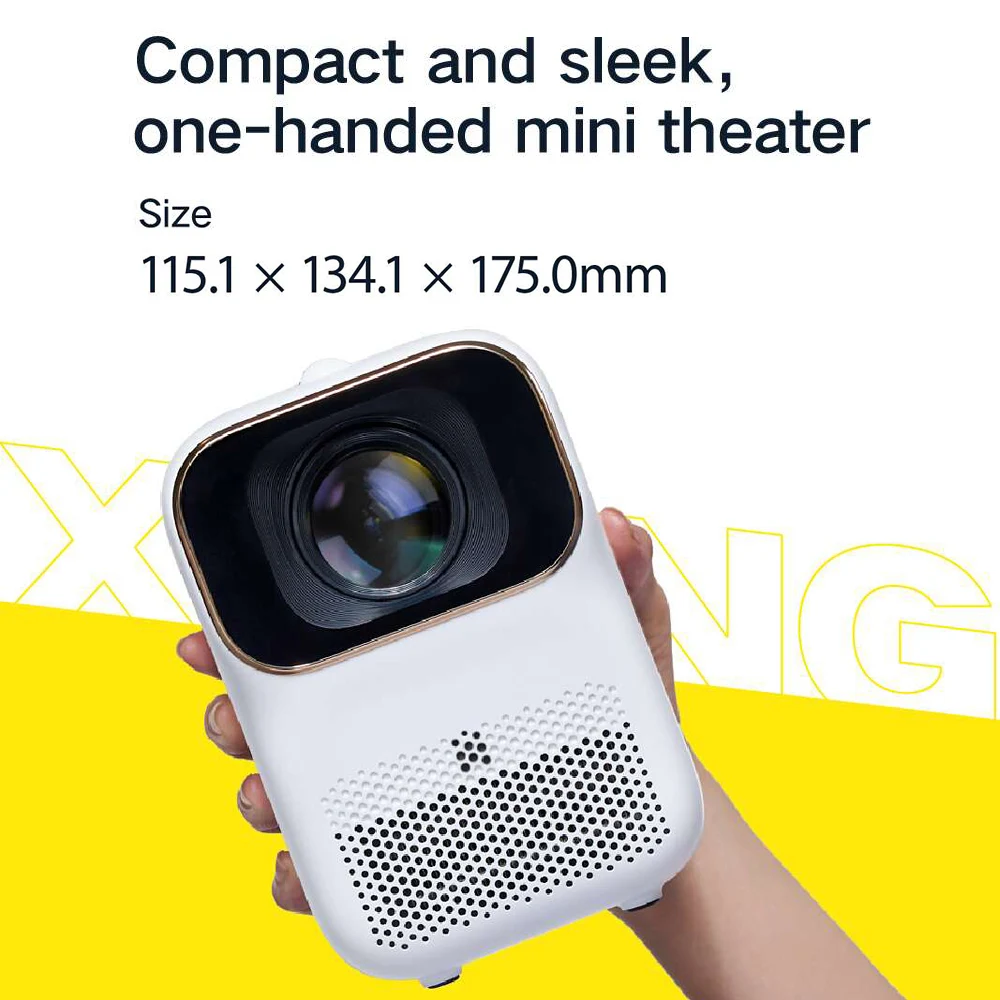 Глобальная Версия Mini проектор Q1 SE LED 1080P HD проекция/коррекция трапецеидальных