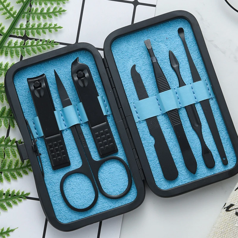 7 шт./компл. маникюрные машинки для ногтей набор педикюра портативная дорожная