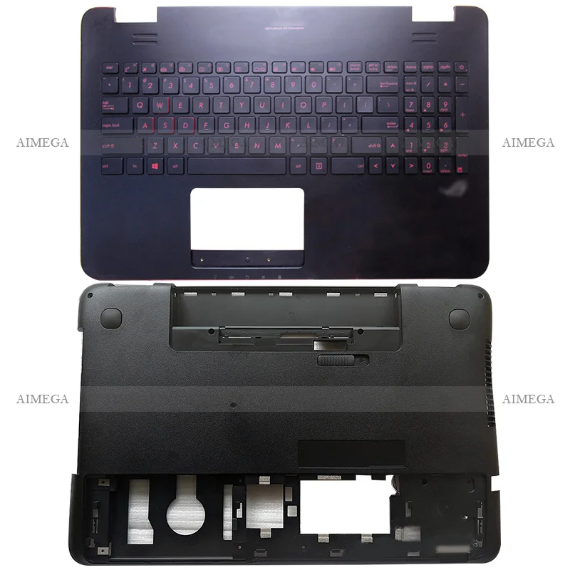 Comprar Nueva Computadora Portátil Cubierta Superior Con Reposamanos Nos Teclado Retroiluminado/cubierta Inferior Para ASUS N551 N551JK N551JA N551VW N551JW N551JB N551JM N551JQ