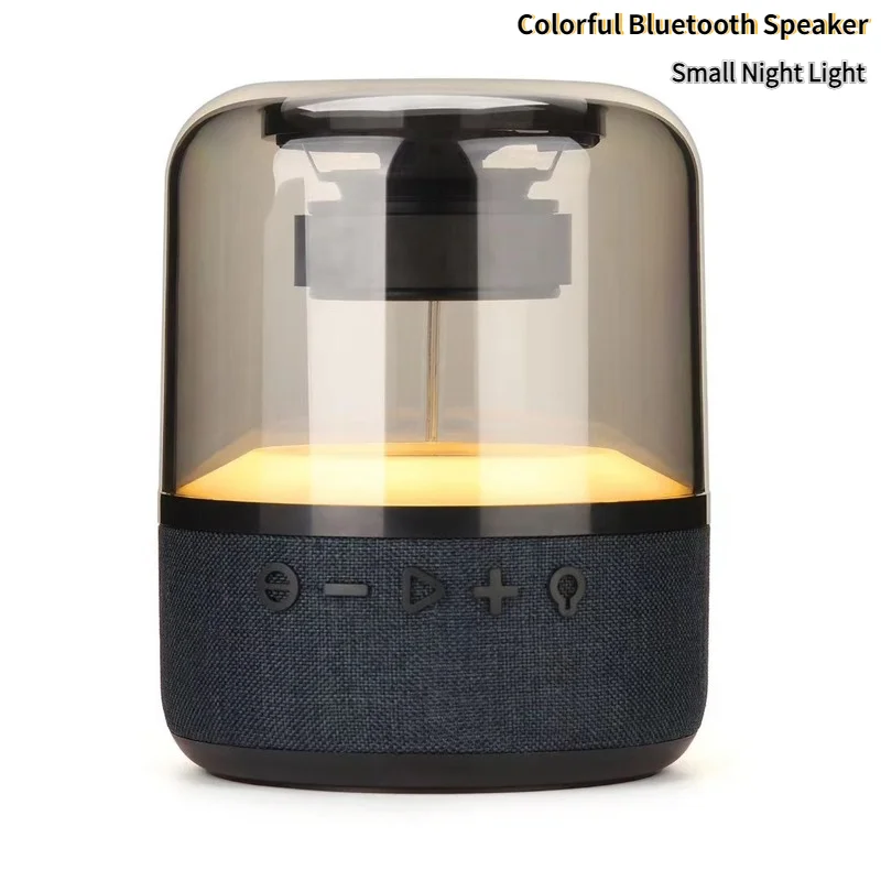 

Colorful Bluetooth Speaker TWS Subwoofer Night Light Outdoor Speakers Mini Bluetooth Sound Box Portable Audio Video Consumer