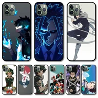 anime hero phone case cover for iphone 12 pro max 11 8 7 6 s xr plus x xs se 2020 mini black cell shell