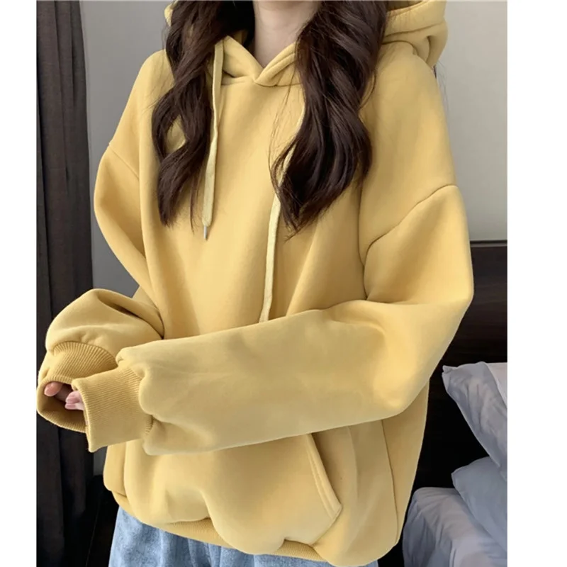 Женские толстовки осень 2021 Толстовка корейские с длинным рукавом Женское пальто