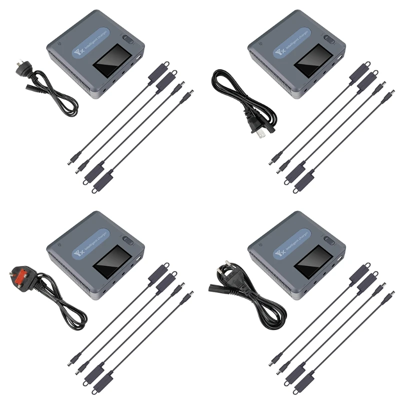 

1XCB Quick Battery Charging Rapid Intelligent Multi Charger Hub Simultaneously Ports Compatible with Mavic Air 2/2S Drone