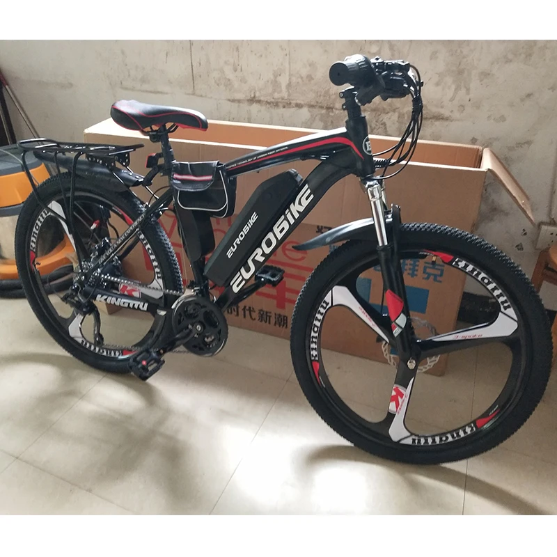 

26 Inch Electric Lithium Battery Mountain Bike 27 Speed Electric Bicycle for Adult Double Disc Brake 36v 250w E-Bike