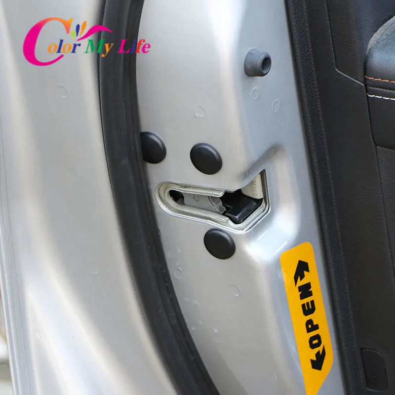 Защитный винт для автомобильного замка двери защитные наклейки Honda Vezel Hrv City Nissan X