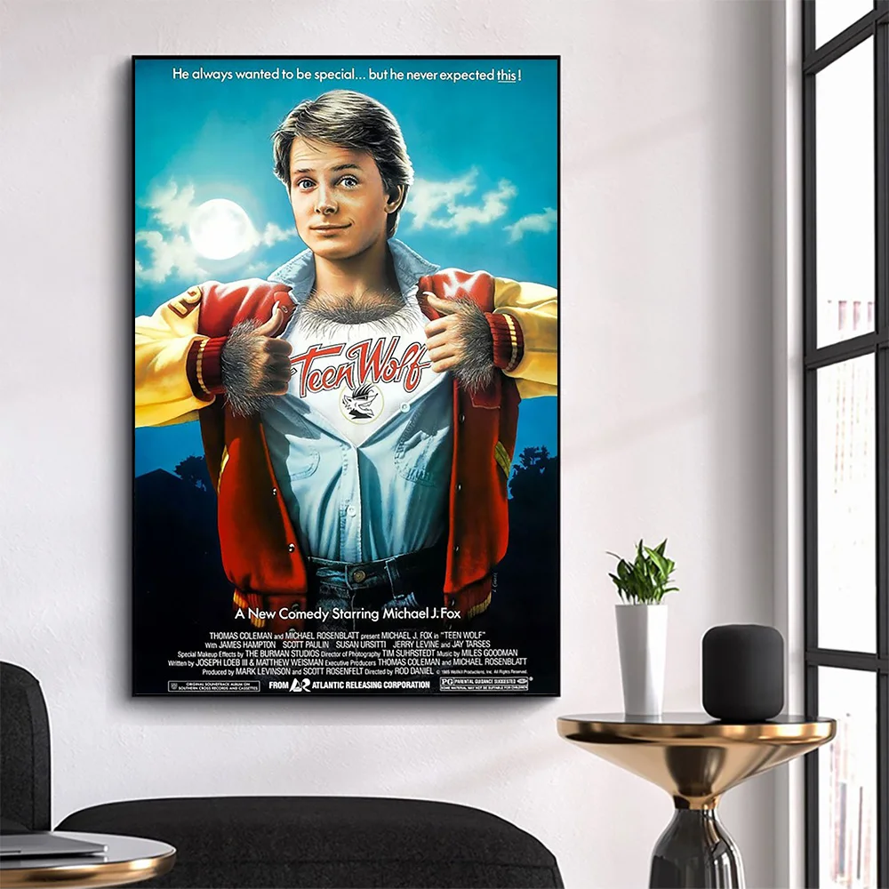 

WM3438 подростковый волк классический фильм HD плакат из шелковой ткани Искусство Декор внутренняя Окраска Подарок