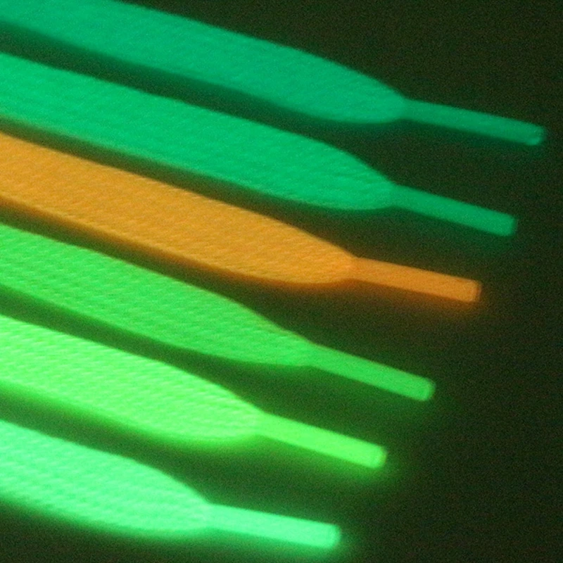 6 Colors Luminous Shoelaces Flats Shoes Laces Flash Party Glowing Shoelace Child Adult Unisex Fluorescent Shoe Lace 1 Pair