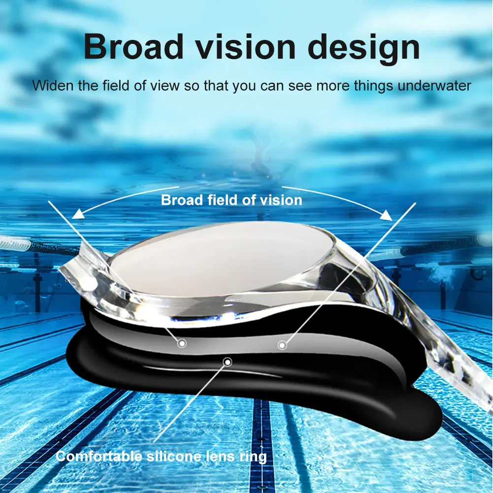 Противотуманные водонепроницаемые очки для плавания унисекс дайвинга воды