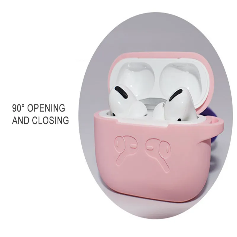 Силиконовый чехол с крючком защитный для Apple Airpods Pro TWS Bluetooth наушников s |