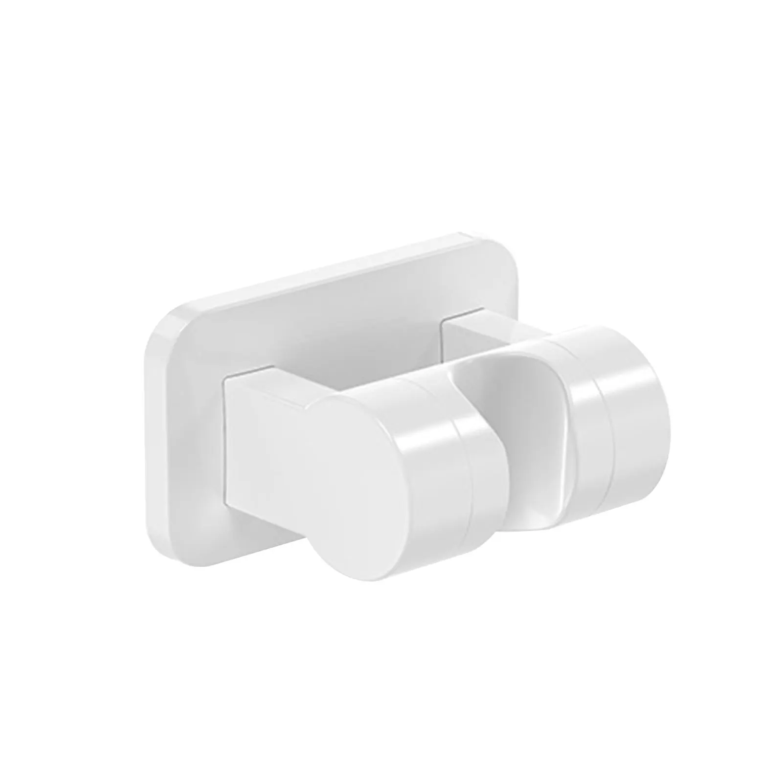 

Shower Head Holder Hotel Wall Mounted Self-adhesive Punch-free Support ABS Home Adjustable Angle Easy Install Universal Durable