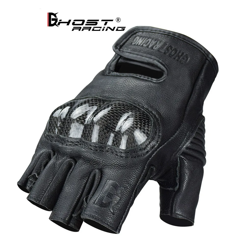 Мужские летние Мотоциклетные Перчатки GHOST RACING перчатки из натуральной кожи для