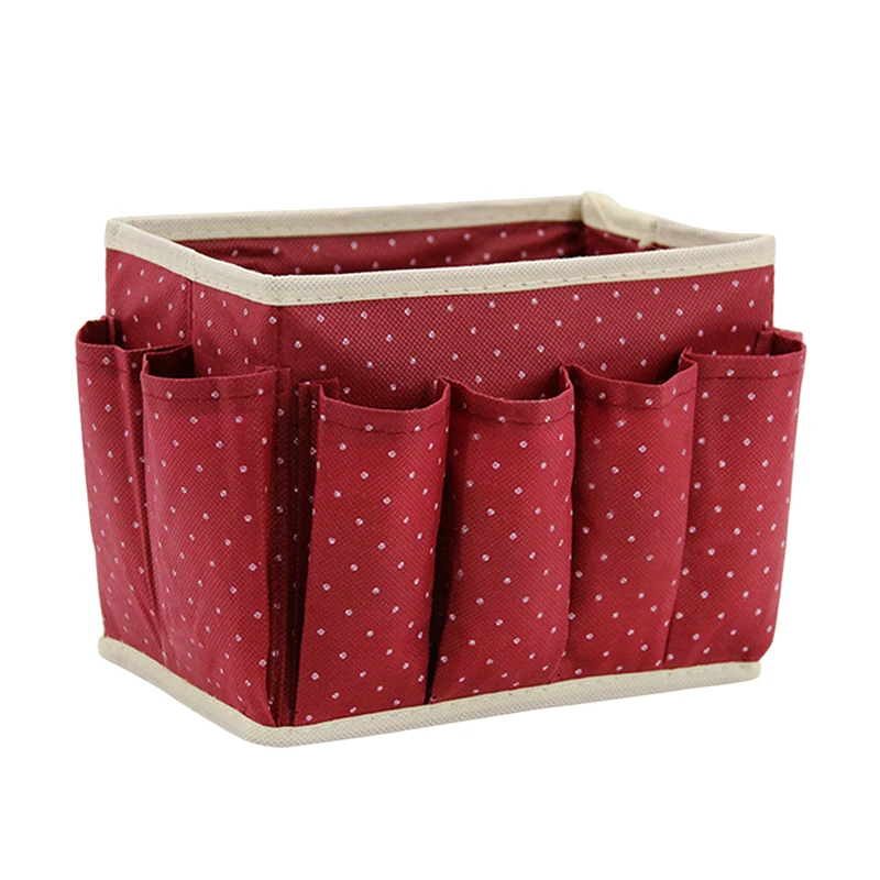 Нетканый тканевый ящик для хранения офиса складной офисный органайзер модные