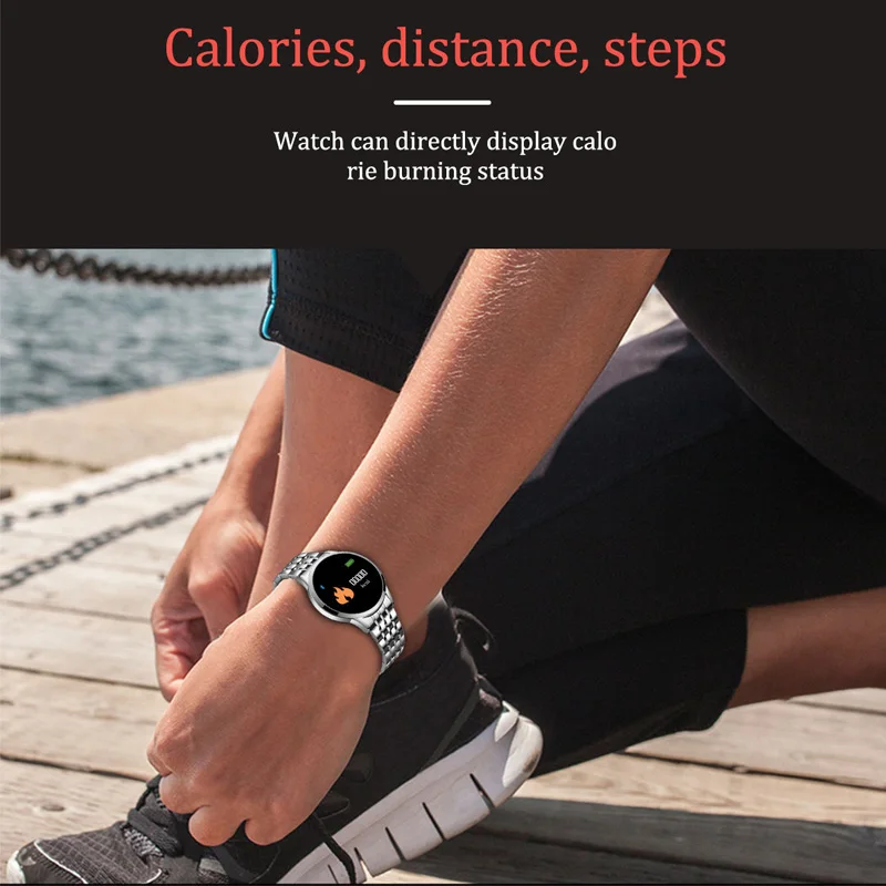 Мужские умные часы LIGE с пульсометром и напоминанием о кровяном давлении