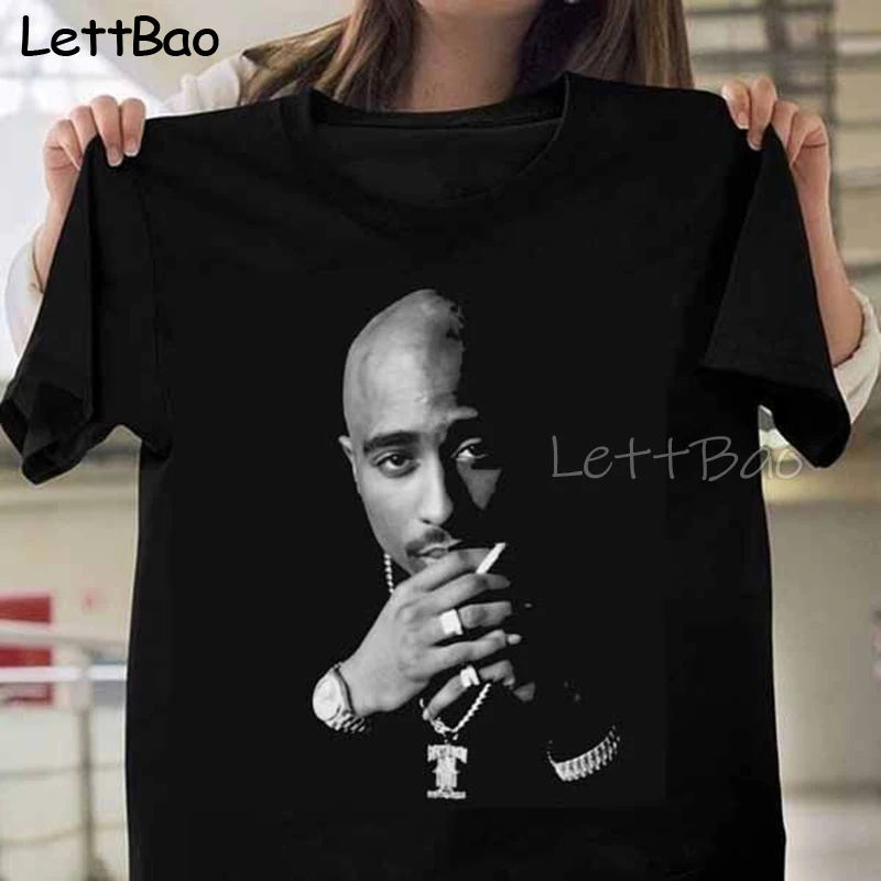 

2021 Summer Fashion Design Legends Tupac 2Pac TShirt Mens Casual Hip Hop Short Sleeve Round Neck Rap Music T-Shirt Droshipping