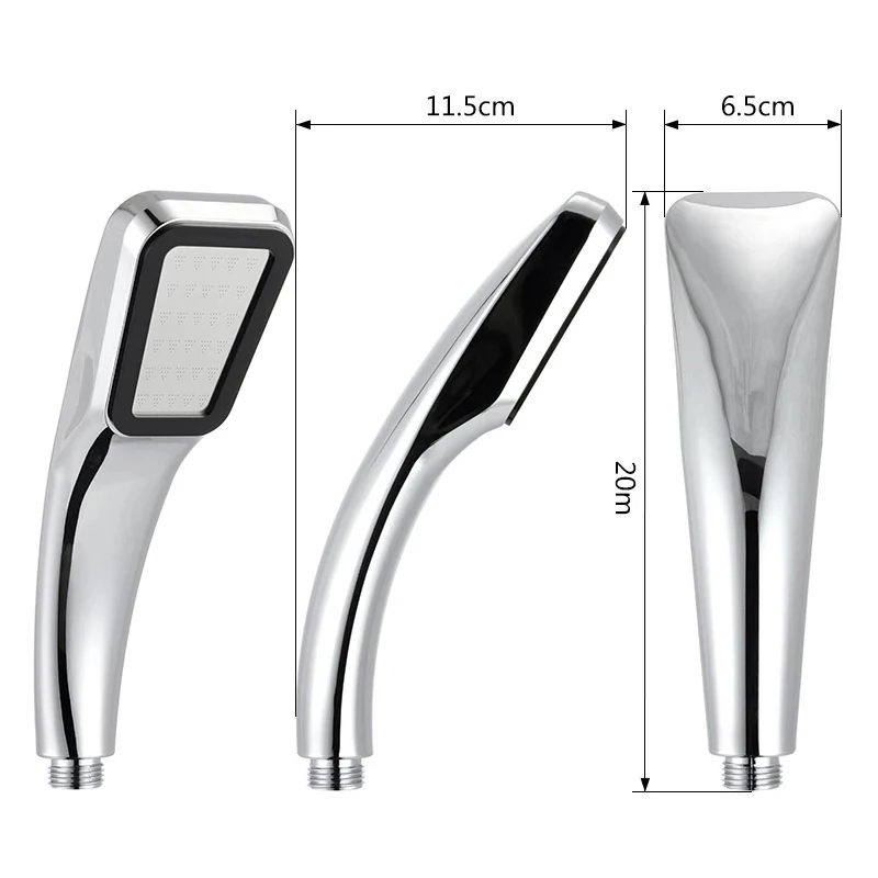 

Hot Sale 300 Holes Shower Head Water Saving Flow With Chrome ABS Rain High Pressure spray Nozzle bathroom accessories