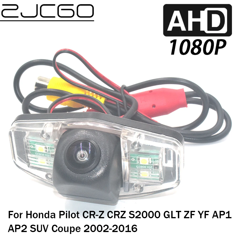 Автомобильная камера заднего вида ZJCGO для парковки AHD 1080P Honda Pilot CR-Z CRZ S2000 GLT ZF YF AP1 AP2