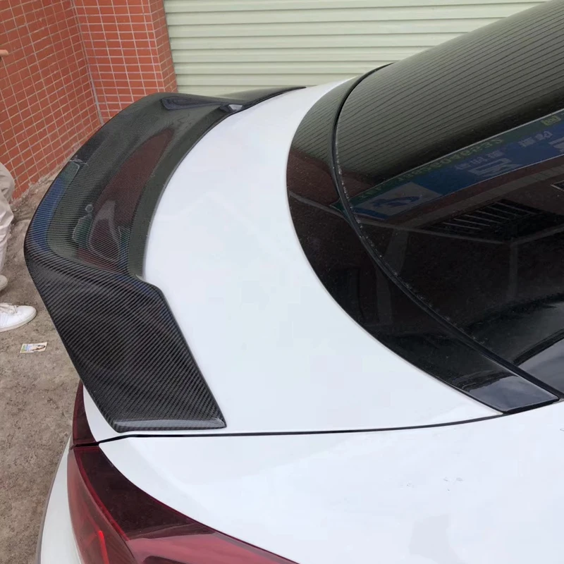 Используется для Volkswagen CC спойлер 2009 2018 год Настоящее глянцевое углеродное