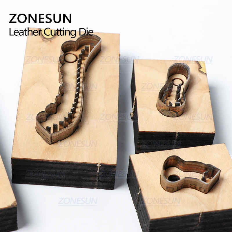 ZONESUN изготовленный на заказ кожаный брелок для ключей с динозавром высечки