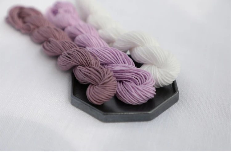 

5piece/lot 25meter/piece Blue Series Gradient Color Sashiko Thread Set New Style 100% Cotton Thick 10 Strands Sashiko Thread