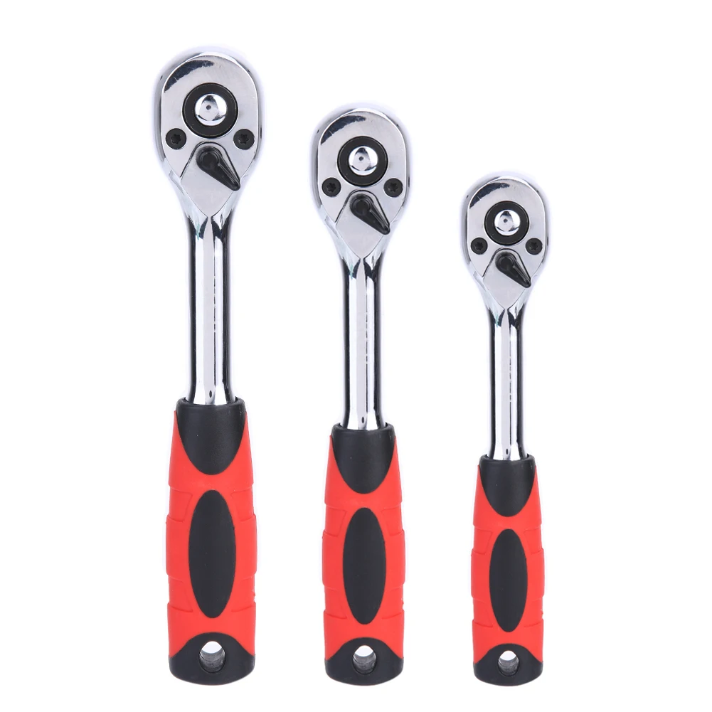 

Hot Sell 1/4 "3/8" 1/2 " 72 Teeth Quick Release Ratchet Socket Wrench Hand Repairing Tool