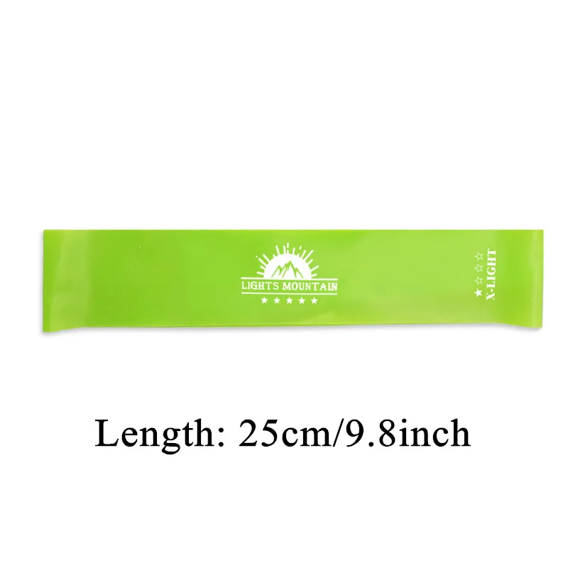 Green-25cm Фитнес резинки резинки для фитнеса резинка для фитнеса резинки для спорта фитнес резинка резинка для спорта фитнесс резинки спортивные резинки экспандер фитнес для спорта 1,45 мм-0,45 мм Эспандеры 6 цветов - Цвет: Green-25cm