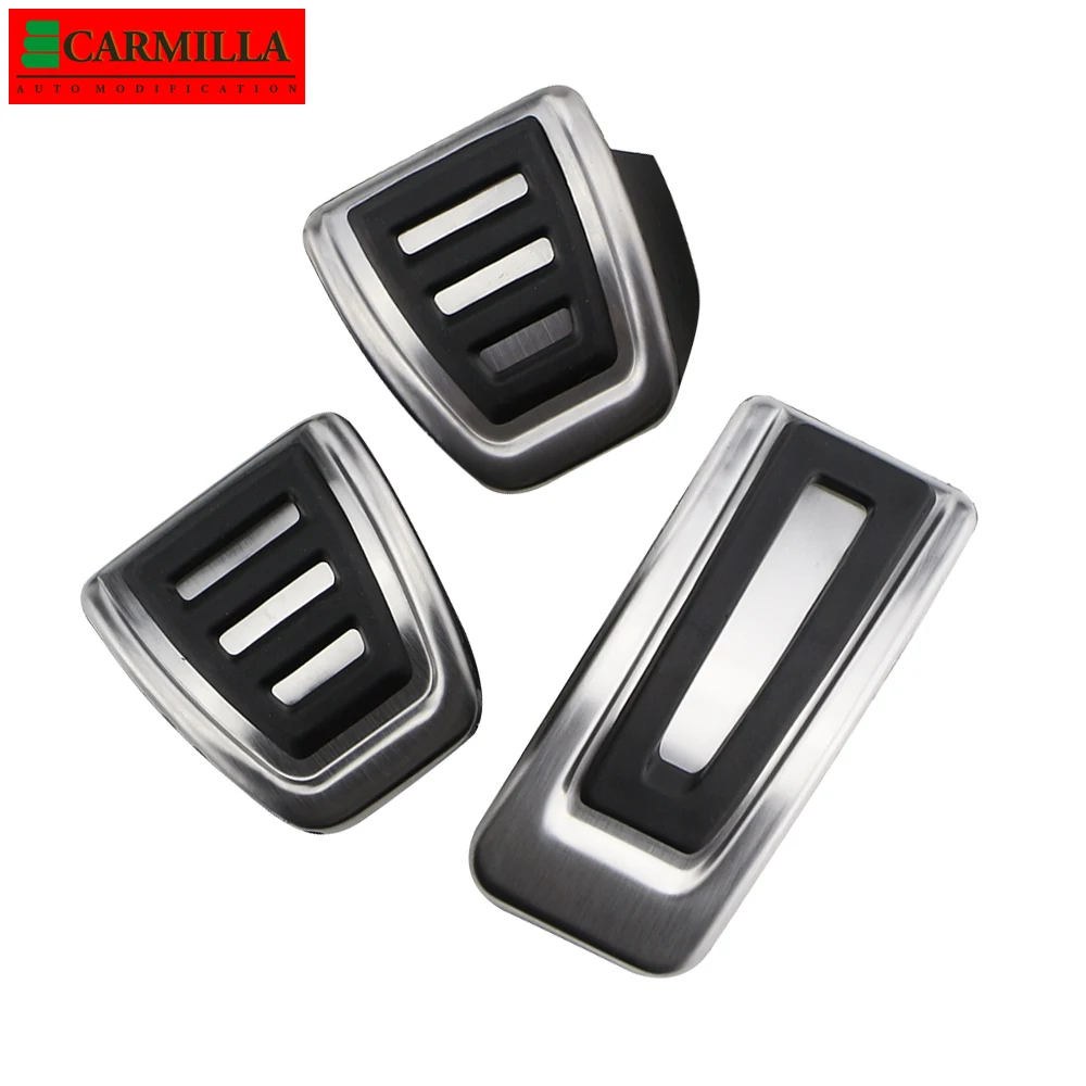 Carmilla AT MT автомобильные накладки для педалей крышка Audi A1 A 1 2012 - 2021 LHD RHD тормоза газа