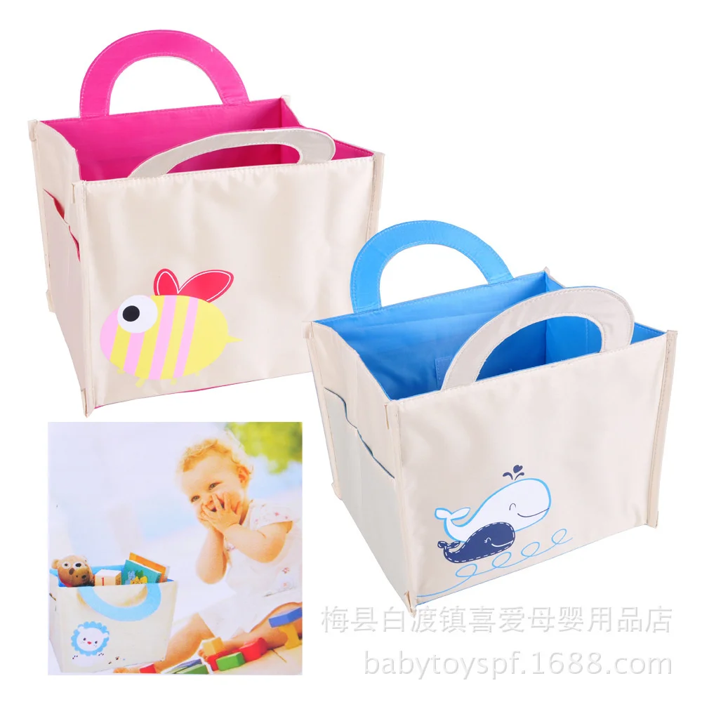 

New multi-purpose baby diapers and other bath products storage bags, portable diaper bags, two types of bees and whales