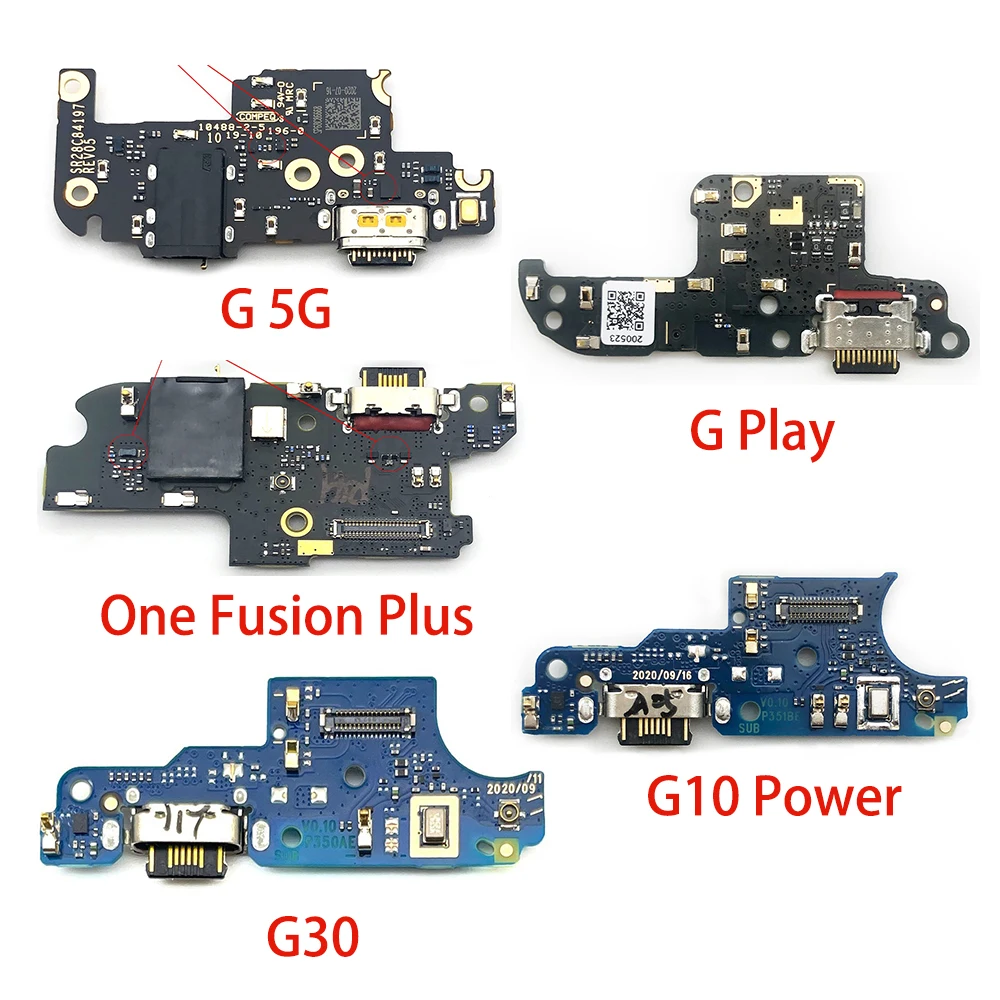 

Original USB Charging Port Charger Board Flex Cable For Motorola Moto One Fusion Plus Power G G10 5G G30 G50 Play G Fast E2020