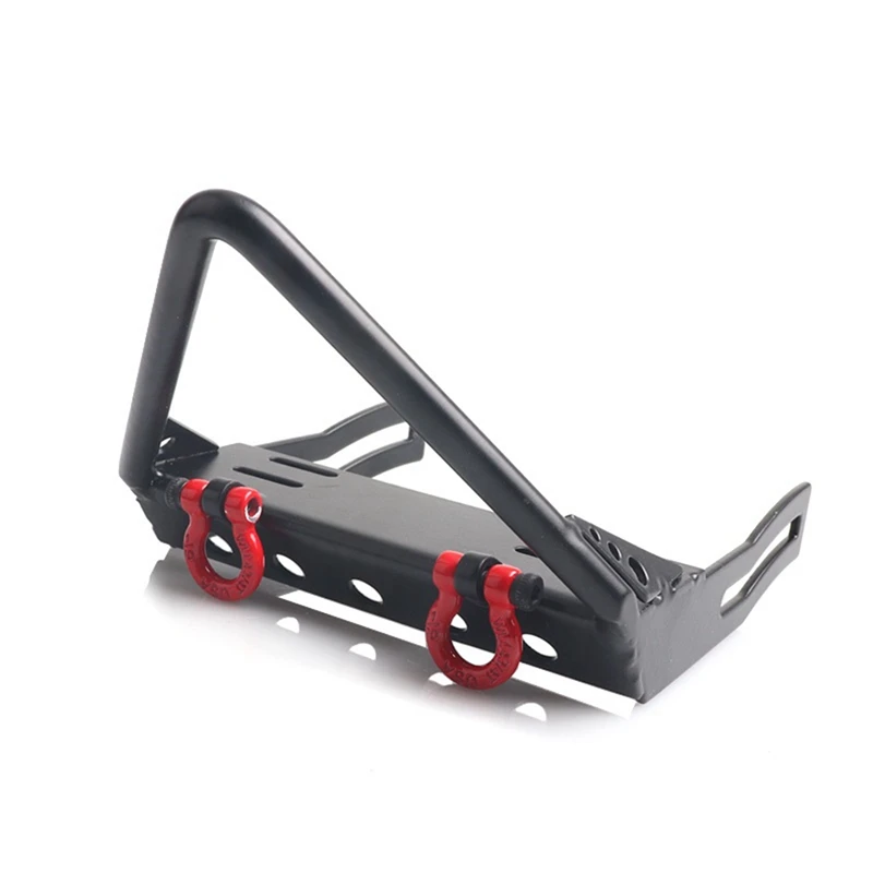 

Front Bumper for 1/10 Car Axial SCX10 Traxxas TRX4 D90 CC01 & RC Winch, Metal RC Car Winch with Remote Controller
