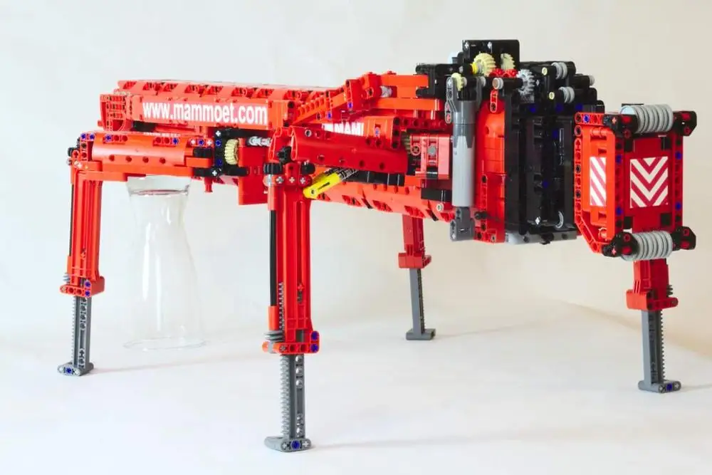KEJI MOC 20920 LTM11200 Liebherrr RC строительные блоки с дистанционным управлением наборы
