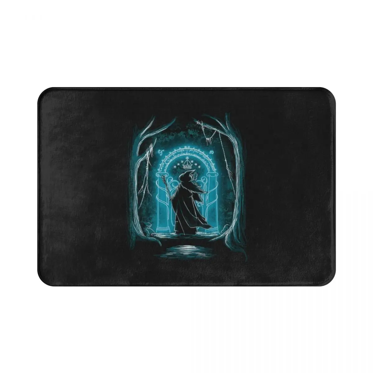 

Speak Friend And Enters Polyester Doormat Rug carpet Mat Footpad Anti-slip AbsorbentEntrance Kitchen Bedroom balcony Cartoon