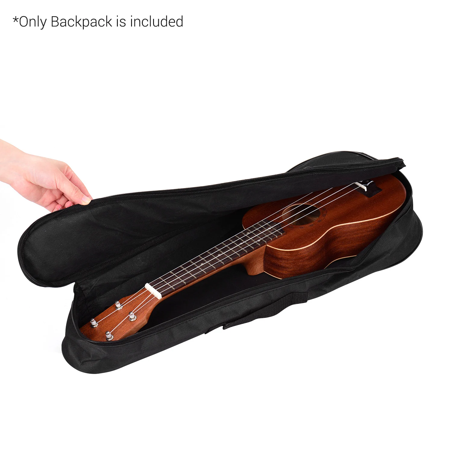 26 дюймов Tenor Гавайская сумка Ukelele Uke рюкзак чехол 5 мм подкладка с регулируемыми