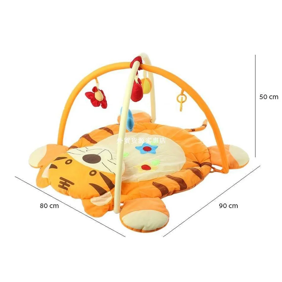 Мягкий детский игровой коврик с тигром Детский напольный для мальчиков ковер