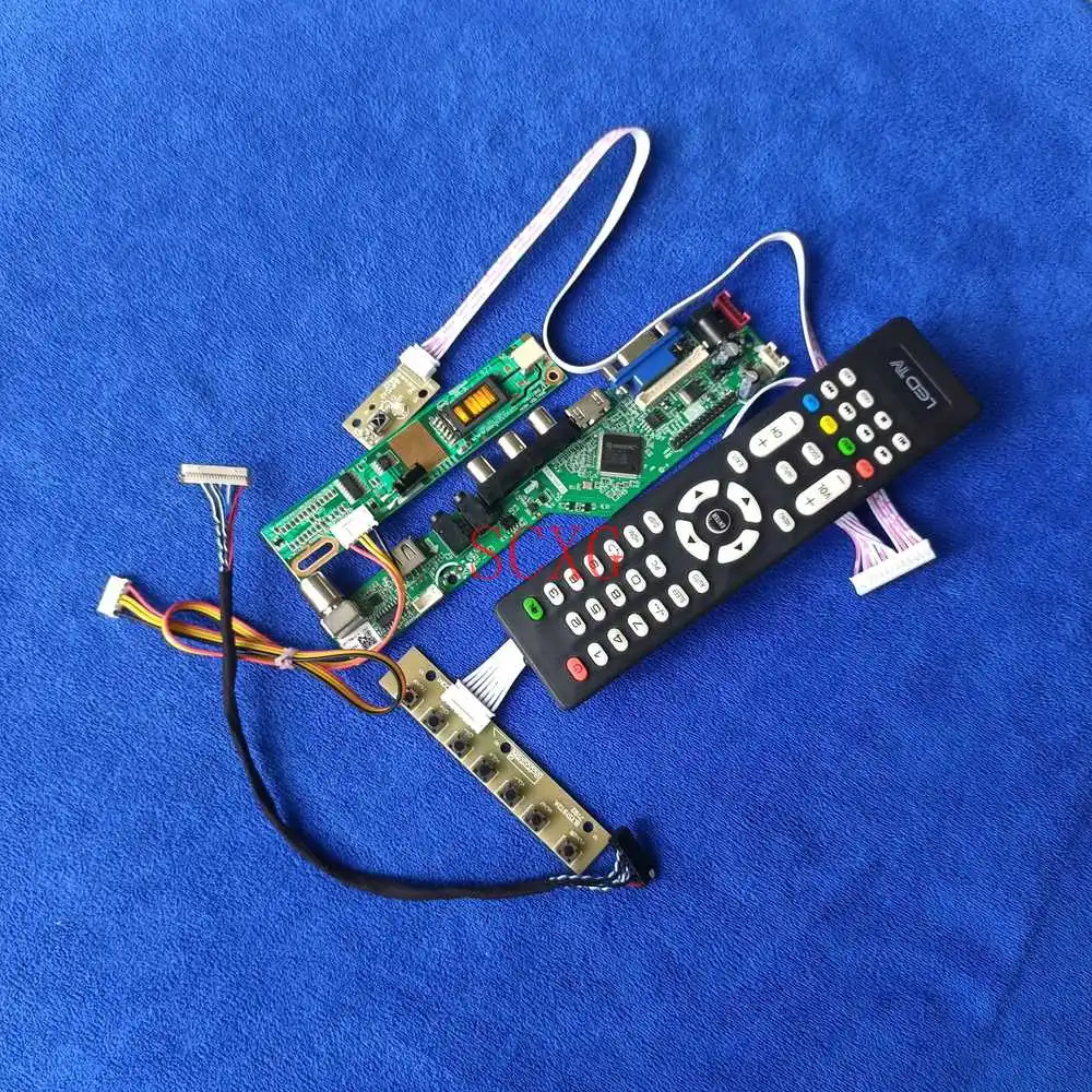 

1280*800 VGA USB HDMI совместимых с 1 с холодным катодом (CCFL) KitFor B121EW05/B121EW06/CLAA121WA01 ЖК-дисплей монитор драйвер платы LVDS 20-контактный разъем сигнал аналог...