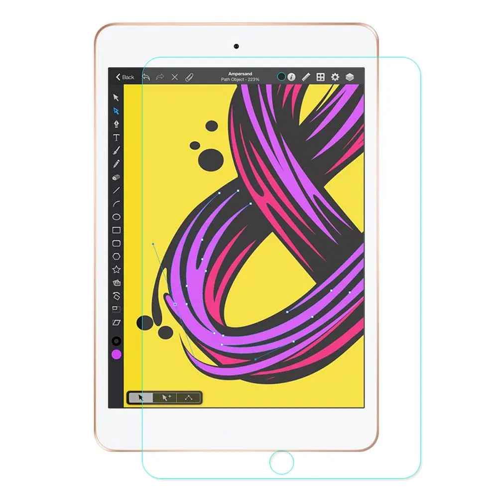 9H 2.5D Arc Edge Explosion Proof Screen Safety Protective Film Tempered Glass For iPad Mini 2019 | Компьютеры и офис
